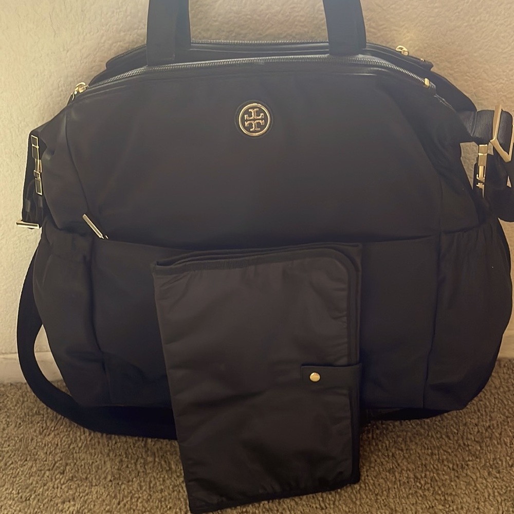 tory burch diaper bag  w/ changing pad